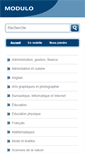 Mobile Screenshot of collegialuniversitaire.groupemodulo.com